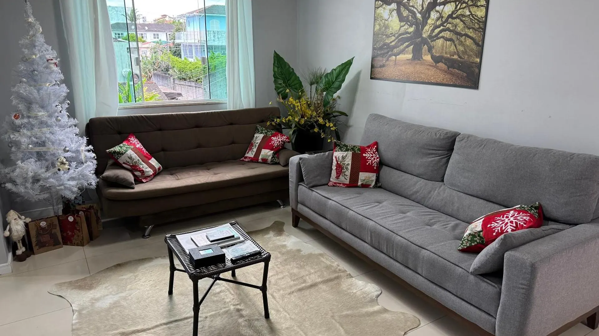 Quarto Confortavel Com Tv, Ar E Sacada Vista Jardim Florianópolis Kwatera prywatna